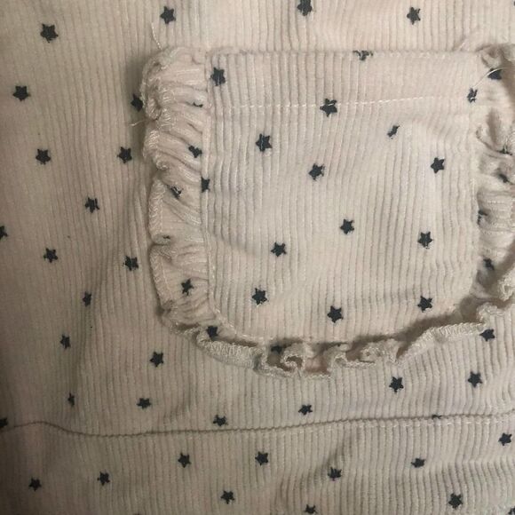 Girls Corduroy Star Overalls Dress 4T - Picture 2 of 5